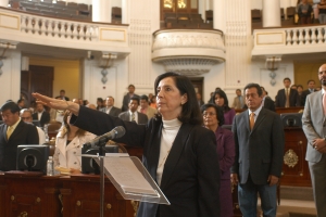 TOMA PROTESTA PATRICIA GALEANA HERRERA,COMO CONSEJERA HONORARIA DE LA CDHDF ANTE LA ALDF